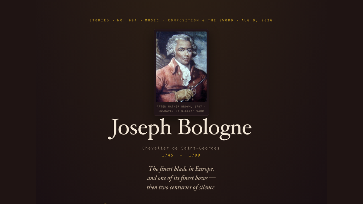 Joseph Bologne, Chevalier de Saint-Georges