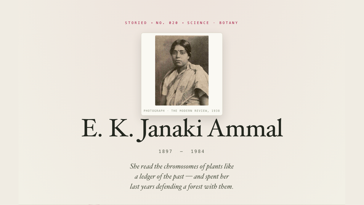 E. K. Janaki Ammal